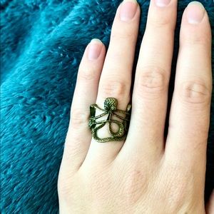 Handmade Artisan Octopus Ring